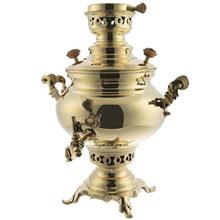 سماور ذغالی زمردیان مدل C-55 ظرفیت 4 لیتر Zomorrodian C-55 Gaslight Samovar